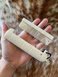 Peigne en os le plus vendu en gros et en vrac, peigne artisanal en os naturel antique pour la croissance des cheveux, antipelliculaire, fabriqué à partir d'os - Product Image 5