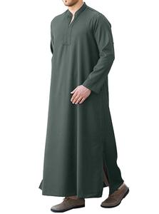 OEM Thobes Kimono 2026, design de mode décontracté, en tissu doux, plus épais, très extensible, style arabe marocain, respirant - Product Image 2