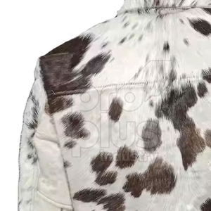 Chaqueta de Piel Sintética para Mujer, Estampado Animal, Cuello Camisero, Manga Larga, Abrigo Informal Cálido para Invierno - Product Image 2