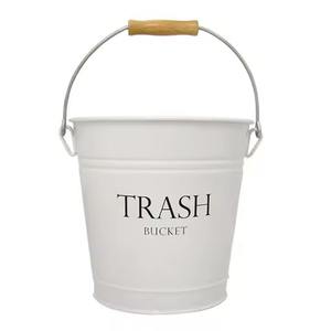 Poubelle en métal de style luxueux conçue pour un rangement haut de gamme dans les espaces du salon, de la chambre et de la cuisine - Product Image 2