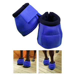 Botas de protección para caballos con cierre seguro, duraderas, para la seguridad de los pezuñas, para entrenamiento en la arena y equitación al aire libre - Product Image 6