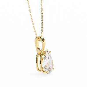 จี้เพชรทรงลูกแพร์ 2.06 กะรัต สี EF ความสะอาด VVS ทองคำขาว 14K โรสโกลด์ ประดับเพชรแล็บโกรว์ รับรองโดย IGI พร้อมสร้อยคอสำหรับงานปาร์ตี้ - Product Image 6