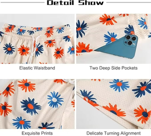 Pantalones Cortos Deportivos de Malla para Hombre, Pantalones Cortos de Entrenamiento Estampados y Transpirables, Fabricante OEM ODM, Venta al Por Mayor - Product Image 3