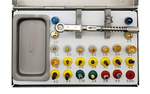Bone Bridge Instruments Dental Implant Kit Manual Torque Ratchet <b>Screwdriver</b> Drill <b>Bits</b> CE Certified Class II 1.6mm Head - Product Image 2