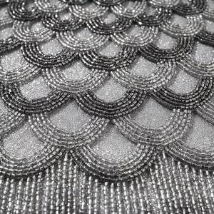 Blusa Vintage con Cuentas Hechas a Mano y Patrones Étnicos Florales y Geométricos, Tela 100% Poliéster para Mujer, para Bodas y Fiestas - Product Image 2