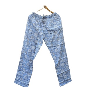 Elegante Set di pigiama termico da donna in morbido cotone stampato a blocchi traspirante con stampa in stile colore personalizzato lavabile in lavatrice per - Product Image 3