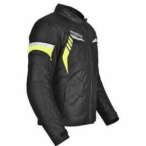 เสื้อแจ็คเก็ตขี่มอเตอร์ไซค์กันน้ำ ระบายอากาศได้ดี ไซส์ใหญ่พิเศษ  วัสดุหนังคอร์ดูร่า  พร้อมบริการ OEM  รับผลิตตามแบบ  โลโก้ Namissm Interprize  ตามสั่ง - Product Image 3