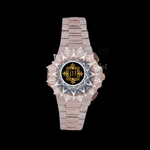 Premium Quality Moissanite <b>Diamond</b> Quartz <b>Watch</b> with <b>Diamond</b> Dial Stainless Steel Waterproof <b>Watch</b> Available For Sale - Product Image 1