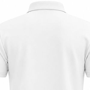 Polo personnalisé en gros unisexe en coton piqué blanc à manches courtes avec logo brodé, uniforme de golf, fournisseur OEM ODM - Product Image 4