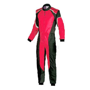 Combinaison de course automobile de qualité supérieure pour hommes, manches longues, polyester/nylon, respirante, légère, pour karting et utilisation sur piste - Product Image 4