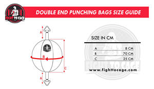 Sac de boxe double extrémité en cuir PU de haute qualité avec ballon de réflexe et câbles réglables pour la vitesse, la précision et la coordination - Product Image 6