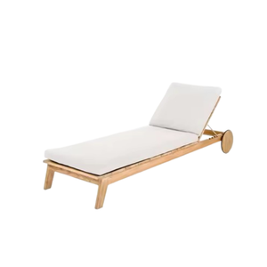 Chaise longue avec coussin confortable Chaise longue de loisirs pour hôtel de villégiature et utilisation en extérieur Meilleure qualité - Product Image 3