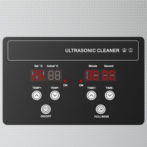 Pulitore a Ultrasuoni Digitale in Acciaio Inox da 6L con Potenza di 120W e Connettività USB per Pulizia Auto - Product Image 3