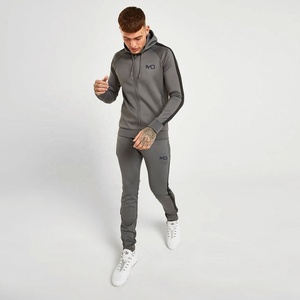 Mens High Quality Blank Custom Suit Streetwear Hoodie And Bottom Jogger Sets Baggy <b>Tracksuit</b> Oem Winter Solid Printed - Product Image 3