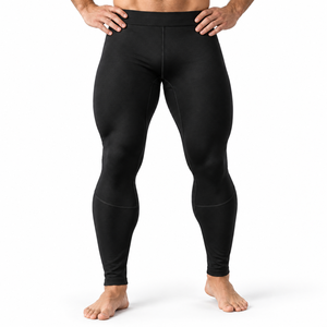 Leggings de Compresión sin Costuras para Hombre, Transpirables, de Cintura Alta, para Entrenamiento, Gimnasio y Jogging - Product Image 1