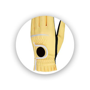 High Performance PU Men's Golf <b>Gloves</b> Soft Durable Palm <b>Grip</b> Breathable Lightweight Design Adjustable Wrist Strap Anti Slip Flex - Product Image 4