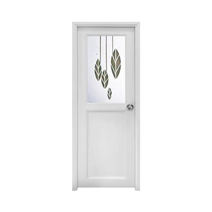 Portes blanches insonorisées d'UPVC pour la sécurité de maison et de bureau avec la conception durable - Product Image 2