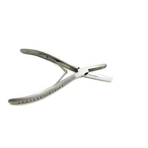 Pince à cheveux pour extensions capillaires, pour ajustement et retrait de micro-anneaux et perles, pour usage professionnel et personnel - Product Image 1
