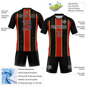 Kit de maillot de football blanc personnalisé entièrement adaptable pour équipe de football, doux et confortable, vêtements de sport à usage industriel - Product Image 3