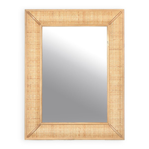 Top trend home decor handmade rattan hanging <b>mirror</b> modern style crafted wall mounted <b>mirrors</b> - Product Image 1