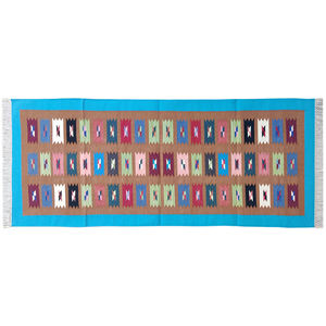 พรมผ้าฝ้ายทอมือเหมาะสำหรับใช้เป็นเสื่อโยคะหรือนักวิ่งในครัว001 - Product Image 2