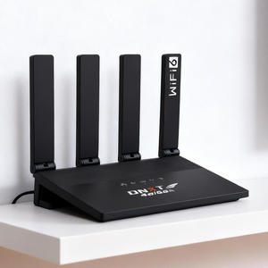 DNXT <b>WiFi</b> 6 <b>4G</b> LTE SIM <b>Router</b> Firewall 300Mbps 4 External Antennas Built-in 5000mAh Battery 1 WAN/4 LAN Ports DC Type-C Home Use - Product Image 1