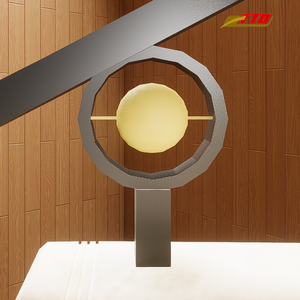 Rampe d'escalier moderne pour maisons et villas de luxe, résistante à l'eau et à la rouille, installation facile, intérieurs classiques, artisanat en fer. - Product Image 4