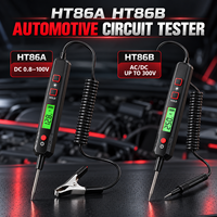 Testeur de circuit automobile HT86A HT86B, stylo testeur de tension AC/DC, résistance, continuité, diagnostic de câblage de voiture, multimètre