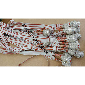 Nœud de sabre en fil de soie blanc de cérémonie royale britannique de haute qualité, accessoires d'uniforme tactique, couleur personnalisée - Product Image 1