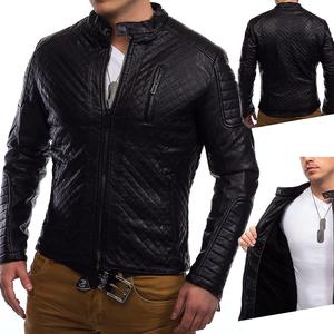2023 chaqueta de moto de cuero genuino de alta calidad para hombres Formal negro impermeable y piel de oveja mejor precio para invierno - Product Image 3