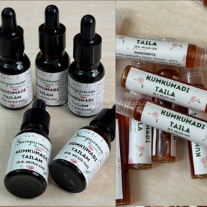 Aceite Facial de Azafrán Kumkumadi Tailam 100ml, Aceite Ayurvédico para Aclarar la Piel, India - Product Image 2
