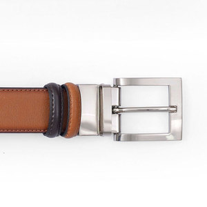 Lightweight Best Quality Casual Cow Hide Leather <b>Belt</b> with Steel <b>Buckle</b> for Men-High Quality Eco-Friendly Wholesale - Product Image 6