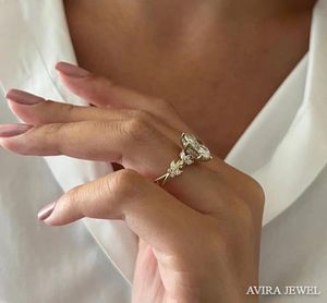 Anillo de Compromiso con Moissanita de Corte Ovalado, Oro Rosa de 18k, 14k, 10k, 1CT, Claridad VVS1, Sin Níquel, Sin Plomo, Joyería Clásica de Lujo para Ella - Product Image 6