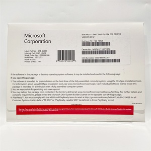 Win 11 <span class=keywords><strong>Pro</strong></span> 64bit OEM DVD พร้อมใบอนุญาต แพ็คเกจเต็มรูปแบบ รับประกันเวอร์ชันเต็ม 100% คีย์เปิดใช้งานออนไลน์ รับประกัน 6 เดือน - Product Image 1