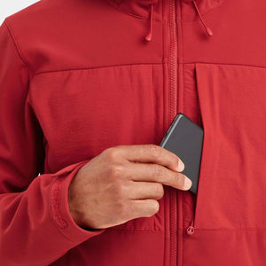 Veste de ski/dessus-chaussures pour homme personnalisée, haute qualité, imperméable 10 000 mm, à capuche, coque rigide, grande taille, chauffante, respirante, synthétique - Product Image 5