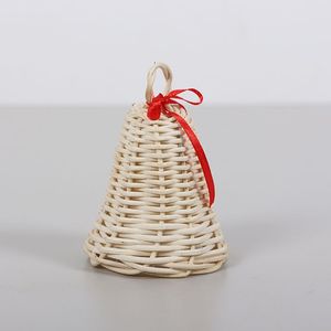 Campana de vaca de ratán rústica moderna, pieza decorativa hecha a mano para sala de estar, dormitorio, patio y espacios rurales. - Product Image 2