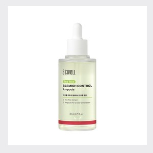 เซรั่มบำรุงผิวหน้า Acwell Tea Tree Blemish Control Ampoule 80 มล. เซรั่มไนอะซินาไมด์ เซรั่มลดเลือนริ้วรอย เซรั่มบำรุงผิวหน้า สกินแคร์ เซรั่มเกาหลี - Product Image 1