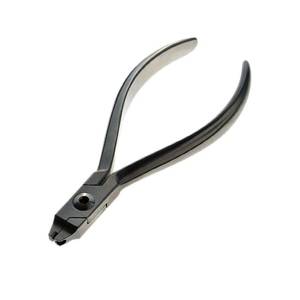 Pince coupante professionnelle pour fils orthodontiques en acier inoxydable, extrémité distale, manuelle, certifiée CE, pour chirurgie générale, réutilisable - Product Image 3