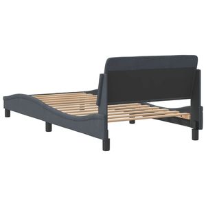 Base de Cama Tapizada en Gris Oscuro - Product Image 6