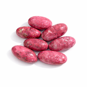 Tulita Natural Ovalada Pulida a Mano, Gema Rosa, Cristal Sagrado para Meditación, Reiki, Chakra, Energía, Colección Espiritual, Decoración - Product Image 1