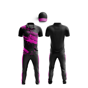 Fabricante de Uniformes de Cricket con Sublimación de Logotipo Personalizado |   Uniforme Completo de Cricket para Hombres, Mujeres y Jóvenes, Camiseta Polo y Pantalones - Product Image 5