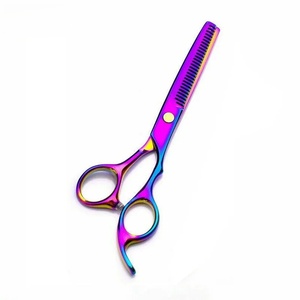 Ciseaux de coiffure professionnels Ryzer Studio en acier inoxydable, pointe acérée, pour droitiers, manche long, non pliables, pour usage en salon - Product Image 2