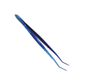 Pinzas Dentales London College de Color Azul, Antideslizantes y Resistentes a la Corrosión, Herramientas de Diagnóstico de Acero Inoxidable para Dentistas - Product Image 1