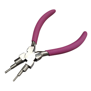 Professional Multi Step <b>Round</b> <b>Nose</b> <b>Pliers</b> Jewelry Wire Wrapping and Loop Making Tool Carbon Steel Wire Shaping Forming <b>plier</b> - Product Image 2