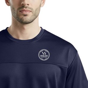 Camiseta Deportiva Extra Grande para Hombre, Color Azul Marino, Algodón Premium, Transpirable, Suave, Corte Holgado, para Gimnasio, Fitness, Entrenamiento, Ropa Casual, Estilo Urbano, OEM - Product Image 4