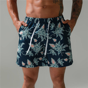 Quick Dry Workout Jogging Gym Fitness Sport <b>Elastic</b> Waist Solid Short Athletic Mens Running Shorts - Product Image 4