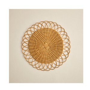 HOT DEAL 2026 Handmade Rattan <b>Placemat</b> With <b>Round</b> Woven Design, Natural Craft Tableware, Eco Export From Vietnam - Product Image 6