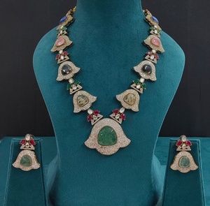 Premium Quality <b>Necklace</b> With Beautiful Earrings <b>Statement</b> <b>Necklace</b> Set Can Be Worn With Both Ethnic & Western Wear Office Wear - Product Image 2