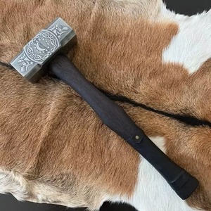 MS Enterprises Handcrafted Viking <b>Hammer</b> Engraved Carbon Steel Machinist Roofing <b>Hammer</b> Industrial Grade OEM Customizable - Product Image 2