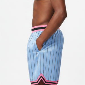 Shorts de basket-ball pour hommes de qualité supérieure, style américain, été, sport, broderie, double maille, séchage rapide pour hommes - Product Image 3